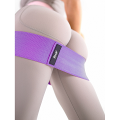 Фото FitRule Фитнес резинка тканевая (68 кг, фиолетовая)