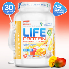 Фото Tree of Life LIFE PROTEIN 908 гр вкус манго