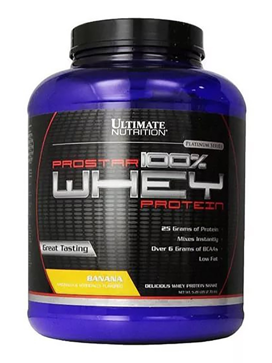 Протеин Ultimate Nutrition ProStar Whey 2390 гр вкус банан