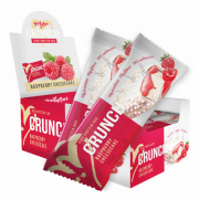 BootyBar Crunch батончик 60 гр со вкусом МАЛИНОВЫЙ ЧИЗКЕЙК