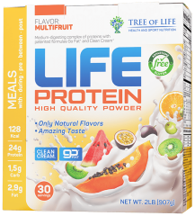 Фото Tree of Life LIFE PROTEIN 908 гр вкус мультифрукт