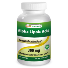 Фото ALPHA LIPOIC ACID - BEST NATURALS 120 КАПСУЛ 300 МГ