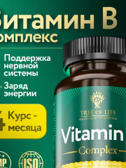 Фото Tree of Life Витамины группы B (Vitamin B complex). БАД, 120 капсул