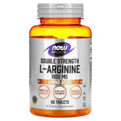 Фото NOW Arginine 1000 MAX 60 таблеток