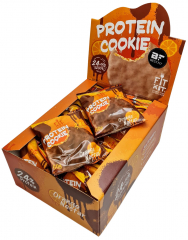 Фото Fit Kit Choco Protein Cookie 50 гр вкус апельсиновый нектар