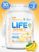 Протеин Life Whey  908 гр вкус банан