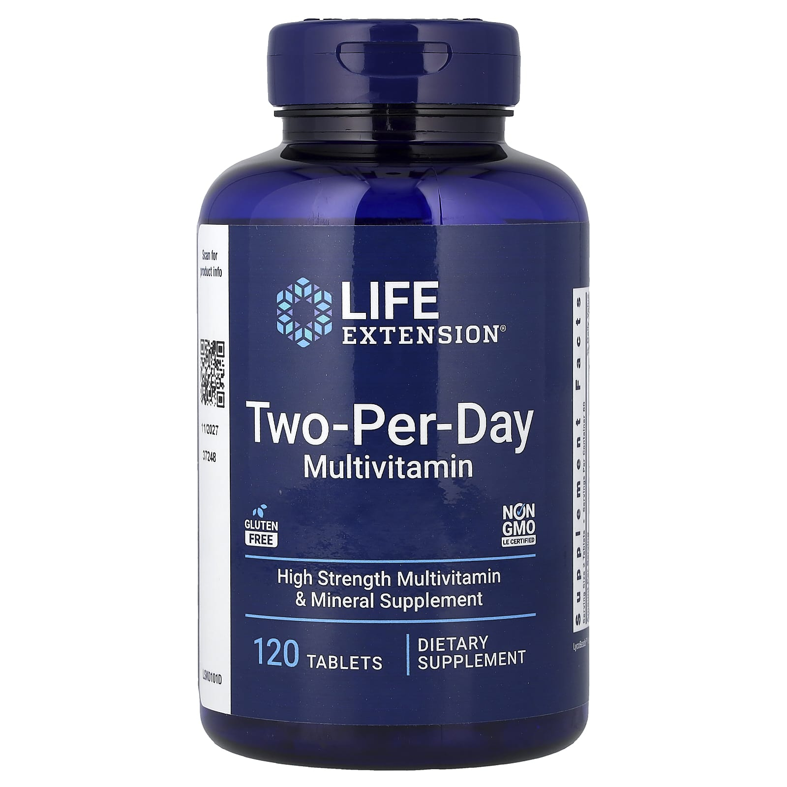 Мультивитамины Two-Per-Day витамины Life Extension Multivitamin 120 таблеток
