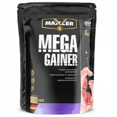 Фото MXL. Mega Gainer 1000 гр вкус клубника