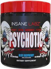 Фото Insane Labz - Psychotic 35 порций вкус голубая малина