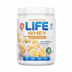 Фото Протеин Life Whey 454 гр вкус банан