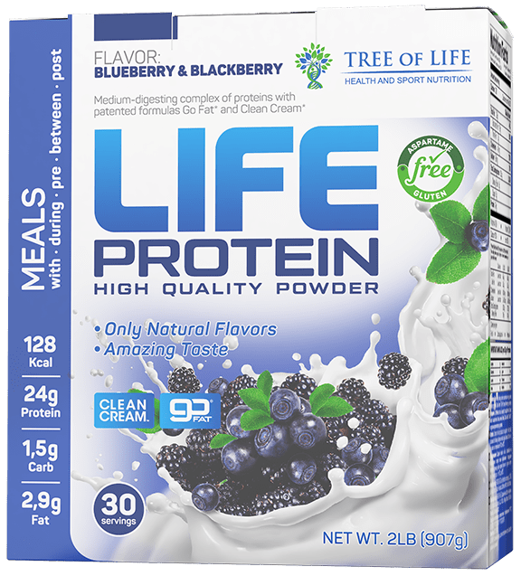 Tree of Life LIFE PROTEIN 908 гр вкус голубая малина