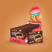 Печенье Sporty Protein Light 40 гр вкус Шоколадный брауни