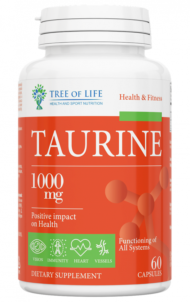 Life TAURINE 500mg 60 порций