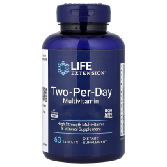 Фото Мультивитамины Two-Per-Day витамины Life Extension Multivitamin 60 капсул