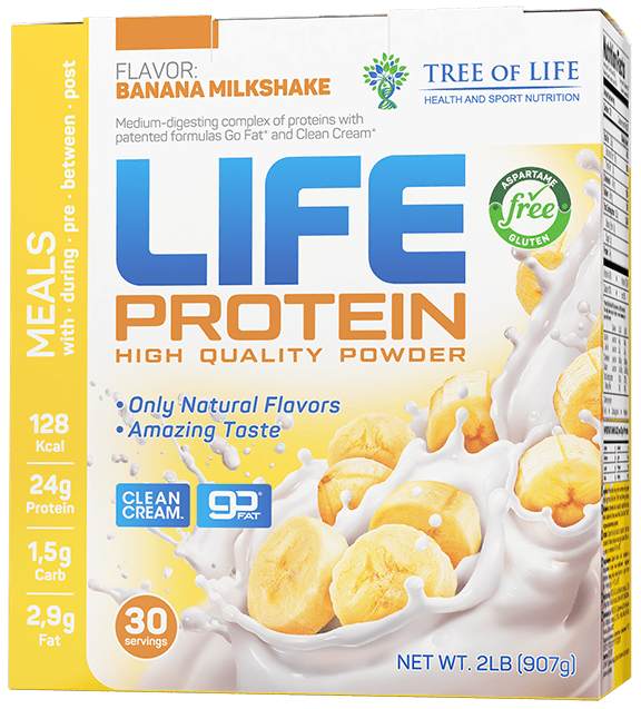 Tree of Life LIFE PROTEIN 908 гр вкус банан