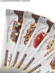 Фото BootyBar Chocolate Line Батончик 50 гр со вкусом малиновый чизкейк