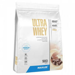 Фото Maxler Ultra Whey  пакет 900 гр вкус  шоколад