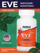 NOW Eve Woman's Multi, Витаминно-минеральный комплекс спортивный для женщин, 120 растительных капсул