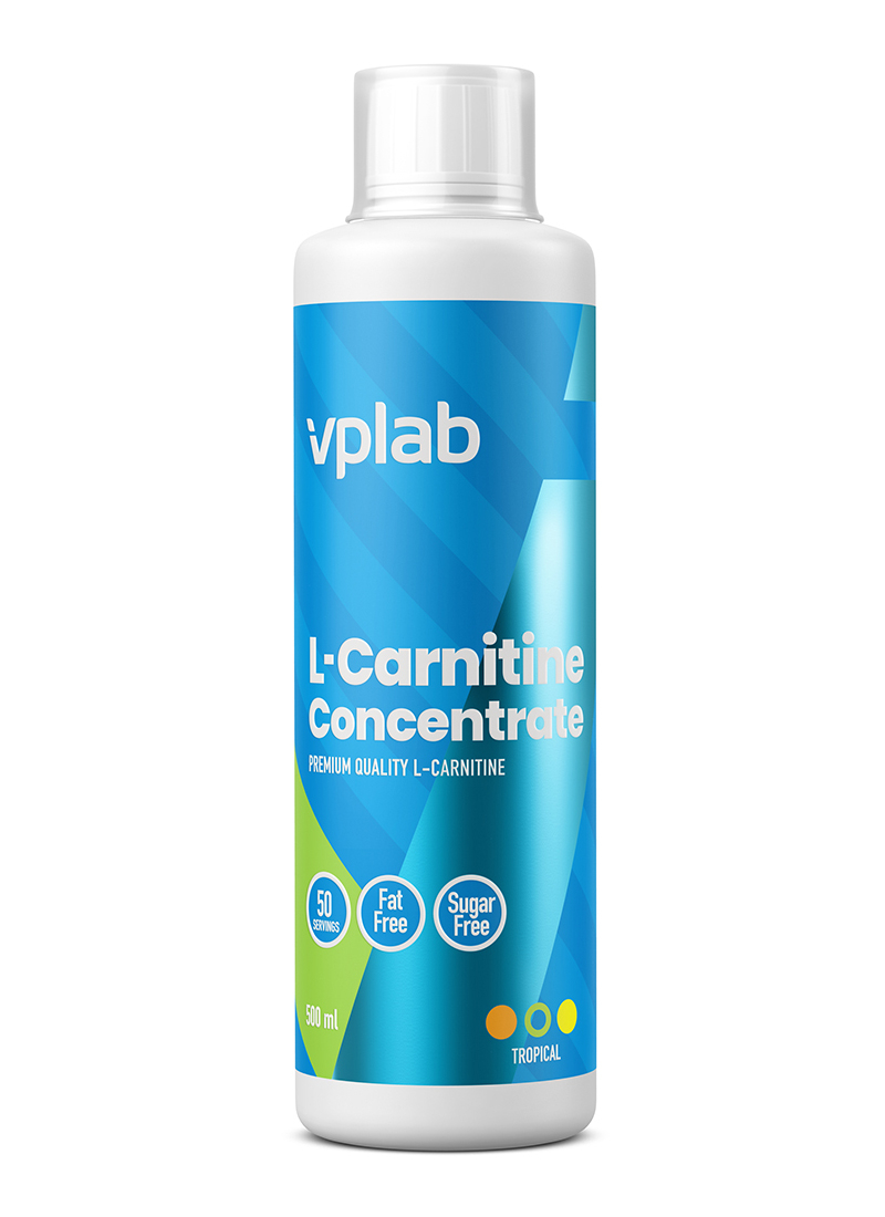 Карнитин VPLab L-Carnitine concentrate 500 мл вкус вишня-черника