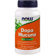NOW - Dopa Macuna / 90 капсул