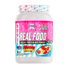 Фото  Reckful Real Food Protein 900 гр, вкус клубника-банан
