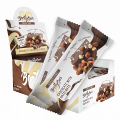 Фото BootyBar Chocolate Line Батончик 50 гр со вкусом лесной орех