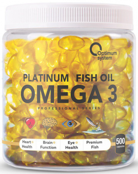 Omega-3 Platinum Fish Oil 500 капсул