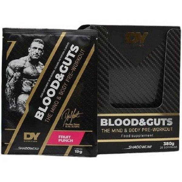 Предтренировочный комплекс Dorian Yates Nutrition BLOOD&GUTS  порция 19 гр