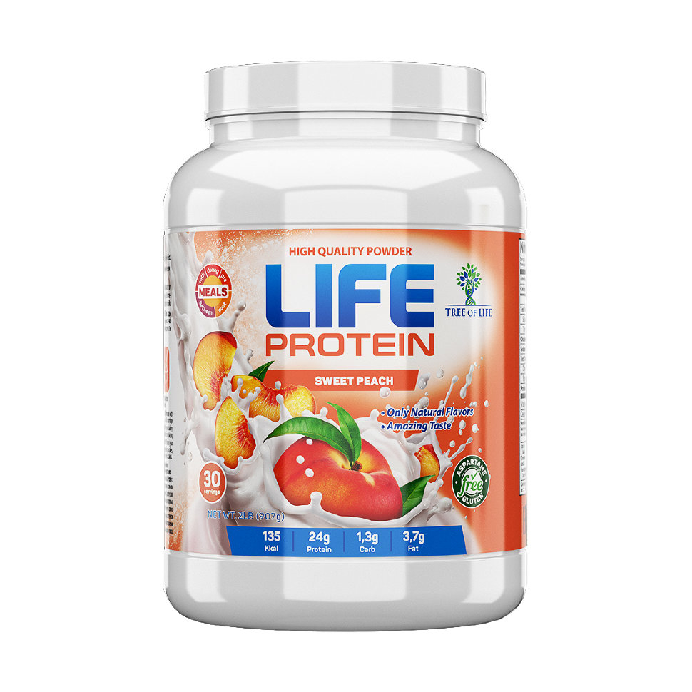 Tree of Life LIFE PROTEIN 908 гр вкус спелый персик