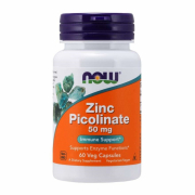 NOW Zinc Picolinate 50 мг, 60 капсул