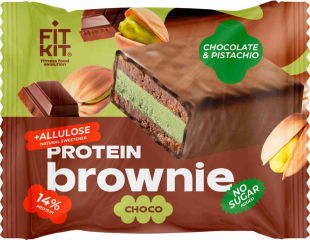 Фото Пирожное Choco Protein Brownie Шоколад-фундук 50 гр 