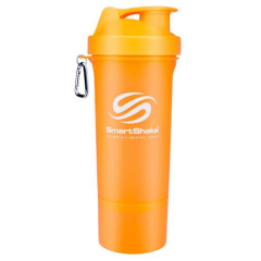 Фото Шейкер Neon Original 400 мл Smart   Shake слим оранжевый