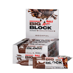 Фото Reckful Протеиновые батончики без сахара  Big Block Рекфул, 100 гр  со вкусом шооколад фондан