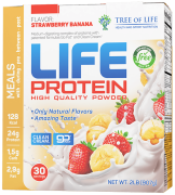 Tree of Life LIFE PROTEIN 908 гр вкус клубника банан