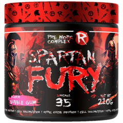 Фото Предтренировочный комплекс Reckful Spartan Fury 35 порций вкус ананас