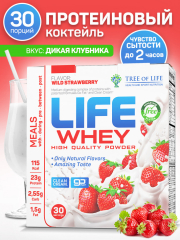 Фото Протеин Life Whey  908 гр вкус клубника