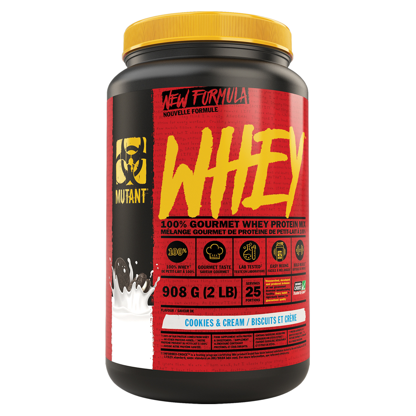  Mutant Whey (Fit Foods) 908g клубника