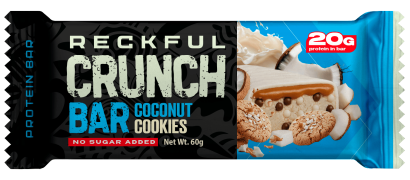 Reckful ® Батончик протеиновый - CRUNCH BAR 20г белка, вкус кокос-печенье